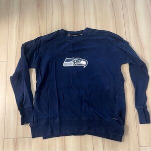 Seahawks x Michael Strahan Navy Long Sleeve